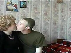 Russian granny humped by young boy