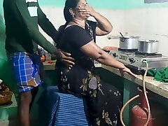 Step mother was cooking in the kitchen and I had orgy with her Step mother was cooking in the kitchen and I had orgy with her