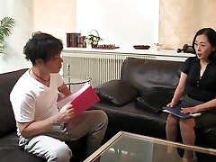 Tight Skirt, Cock-squeezing Top, If You Show Your Cock To A Lady At Work, She Probably Suck You Off