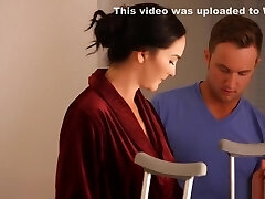 Son Takes Care His Step-mother With His GF Son Takes Care His Step-mother With His GF