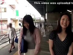 three japanese mature wifey shaving in magic mirror