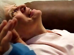 Granny fellates him dry Granny fellates him dry