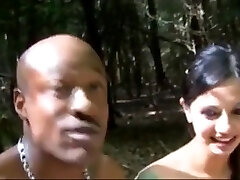 Indian jain Dame fucking blackman in forest