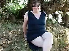 Chunky mature outdoor showcase Chunky mature outdoor showcase