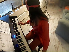 Hot step-mommy feeding her rump and pussy with piano teacher Hot step-mommy feeding her rump and pussy with piano teacher