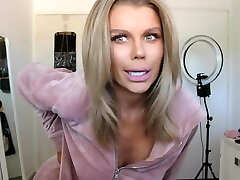 Young Milf Skye models thong bikinis