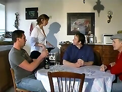 French milf rectal foursome