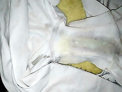 Thick load in Mother in Law's undies. Thick load in Mother in Law's undies.