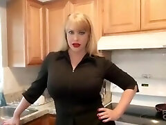 Giantess step mom foot punch