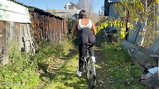 She Rode Naked on a Bike Before Ravaging