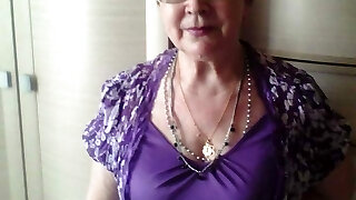 Grandmother Angela's big ass. She can't take it up the backside.