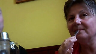 Gross fat granny done