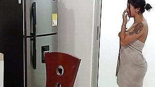 सींग का बना हुआ सौतेली माँ सुंदर बड़े गधे वायोलेट-स्पेनिश में अश्लील