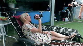 German wife asks Husband to make a first-timer porn