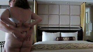 Wife cheating on hubby in business conference hotel room