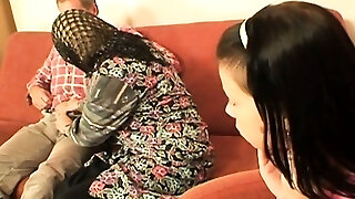 I fuck with my stepdaughter and sexy grandma!