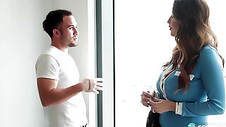 Fat-titted Kat Marie fucks her former student