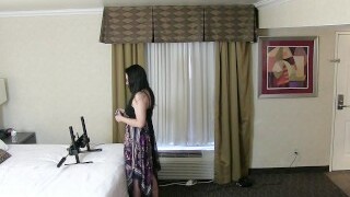 Nympho BFF Was Set Up and Took The Bait-Hidden Web Cam at Hotel Room