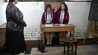 spanking two Mature Students