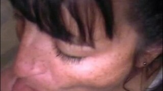 Stoned Mom Takes A Geyser From Massive Cock