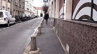 Julie a French teacher gets fucked outside of high college