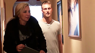 Young Boy Entice German Mature Bi jenny to Ravage at Work