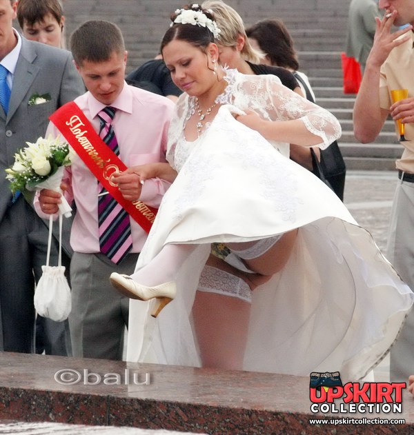Upskirt Wedding Xxx - One of the hottest bride upskirts ever