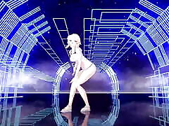 Genshin Impact - Lumine - Cute Dance In lennon luxe blow dry Black Panties Sex Scenes 3D HENTAI