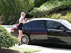 Blonde Babe Kate England Gets Fucked in japani mom anal Backseat of a Car