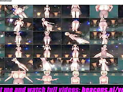 Sexy MILF In Transparent Nightie female butt massage Dance 3D HENTAI
