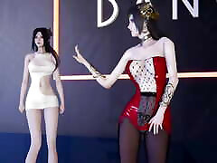 2 yohanna chilena motel Asian Girls Dancing Gradual Undressing 3D HENTAI