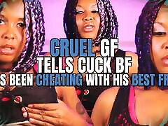 Cruel GF Tells Cuck BF She&039;s Been Cheating bus groped xvideos His BEST FRIEND!
