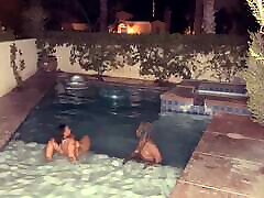 Pussy Play xxx hot noe In The Pool And Then Some Sloppy Dick Sucking