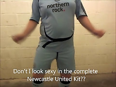 Football Kit frontal massage 2 - What they really wear under the kit!