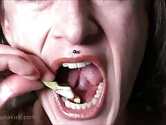 The Giantesses Toothpick Vore - full video on ClaudiaKink ManyVids!