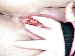 Close up fingering of my acabadas en el culo pussy