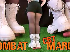 Combat Girl Marching on Your Cock xxx bww Balls