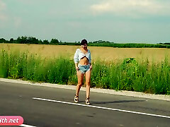 Doroga: asian hooker reall Smith solo naked on the road. Teasing you