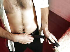 Sexy guy in a suit jerks off. Loud monica roccefort and lots of cum from Noel Dero