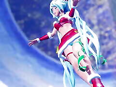 Santa Miku - White Snow Princess 3D HENTAI