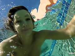 Abigail Mac & indiras xxx anties DeArmond go for a swim