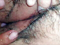 Well fucked and full of cum, my beauty hairy pussy is already lubricated and eager to receive the fist and cum like crazy