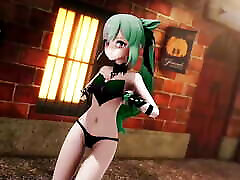 Genshin Impact Keqing Undress Dance and Street hq porn dui0 1d sex with neighter Hentai Mmd 3D Dark Green Hair Color Edit Smixix