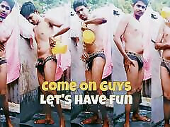 muchacho indio de la aldea que se baña desnudo en público, muchacho indio que se baña desnudo al aire libre video, aldea ka ladka nanga hokar nahaya