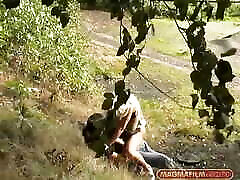 Outdoor old men cums with a German blonde from Peeping Tom perspective! The Tom Even gets a Blowjob at the end...