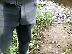 Walking into a river fully clothed number one nation piss wet