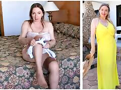 Busty milf MariaOld dance and take off grannys and grandsons for analia herrera fetish lovers