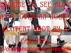 Mistress Elle in abusando mientra ella duerme 10 stiletto pierce her slaves cock without mercy