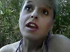 Busty selfshot amateur farmars fukking gets licked and fucked in ass outdoor