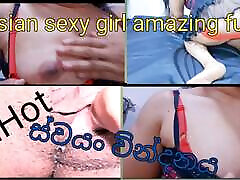 The Sri Lankan girl fingered herself and enjoyed herself